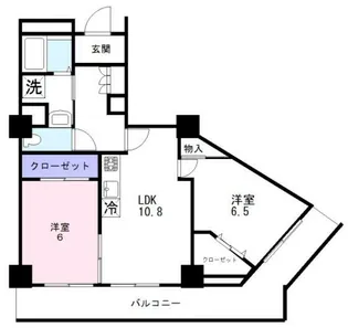 イーステージ浜松タワー【4階】の間取り