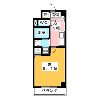 サニープレイス太田川【2階】の間取り