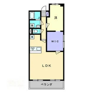 西長瀬ファミリーマンション【2階】の間取り
