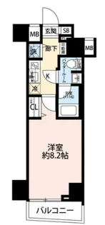 プレール・ドゥーク中板橋【3階】の間取り