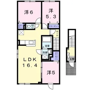 ヘレンシア【2階】の間取り