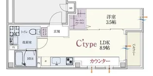 b’CASA Tokyo East【5階】の間取り