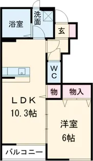 タルガ・フローリオ弥生【1階】の間取り
