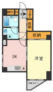 ライオンズマンション新小岩第5【1階】の間取り