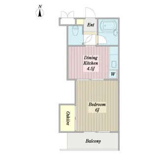 サンパレス八千代台3番館【2階】の間取り