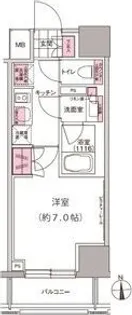 プレジリア東日本橋【12階】の間取り
