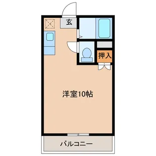 パークハイツ【2階】の間取り