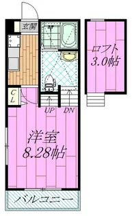フォレストハウス南行徳【1階】の間取り