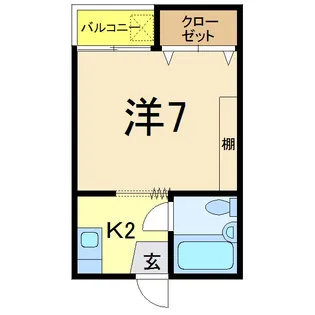 FLAT光【2階】の間取り