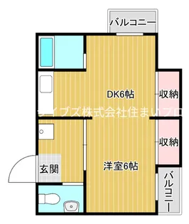 オーエムレジデンス萱島(OMレジデンス萱島)【2階】の間取り