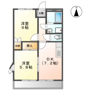 エッグプラント【2階】の間取り
