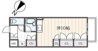 ミューボヌール【4階】の間取り