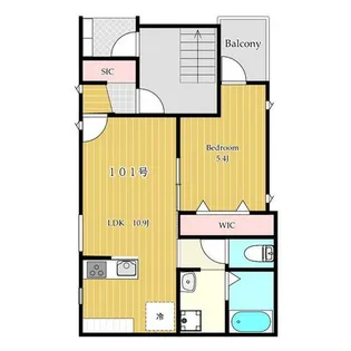 Southern Apartment 星川【1階】の間取り