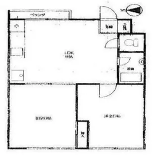 コーポベルン【2階】の間取り