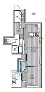 RODIA日本橋茅場町【4階】の間取り
