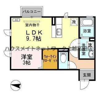 プラムコート木田 B【2階】の間取り