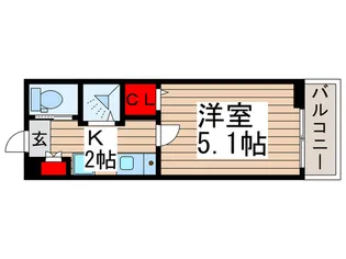 MELLAS武蔵浦和【1階】の間取り