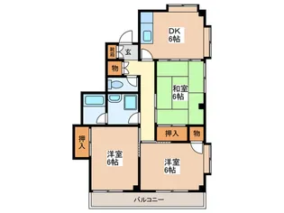 ロイヤルハイツ【1階】の間取り