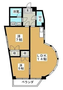 サンマリノ本牧【3階】の間取り