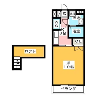 フォーブル鈴木2【3階】の間取り