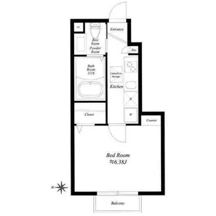 エルスタンザ明大前【1階】の間取り