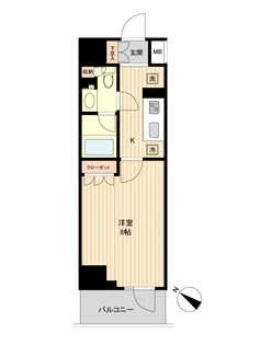 HF両国レジデンス【3階】の間取り