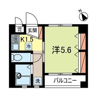 ローズブルグ高円寺【2階】の間取り