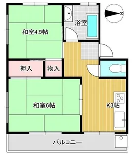 二葉ハウス【2階】の間取り