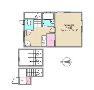 ジュネッス彩【3階】の間取り