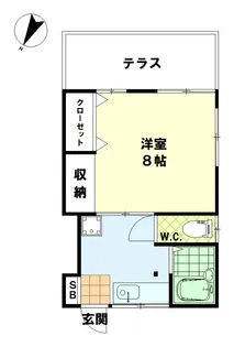 キャッスルII【1階】の間取り