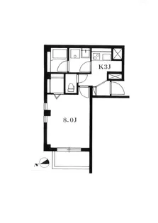 メゾンフルール戸越銀座【3階】の間取り