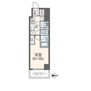 リージア下北沢【1階】の間取り
