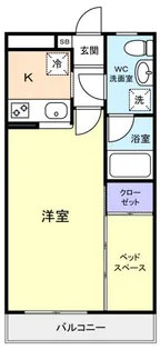 サンシャイン津田沼【3階】の間取り