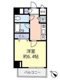 グランヴァンタクティス横濱【3階】の間取り