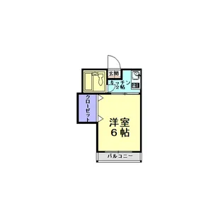 南ハイム(S)【1階】の間取り
