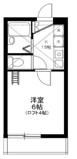 ロバリア古淵【2階】の間取り