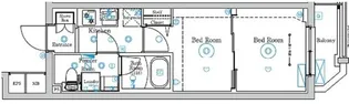 RELUXIA本蓮沼【5階】の間取り