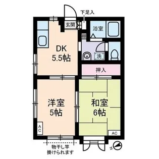 シャルマン城山【2階】の間取り