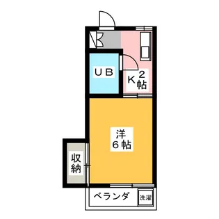 富士見ハイツ【2階】の間取り
