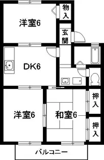 セジュールタカオ【2階】の間取り