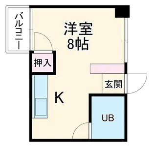 白山パレドール【4階】の間取り