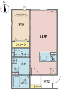 ルージュロワイヤル【2階】の間取り