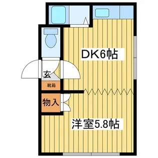 クラッセN21【2階】の間取り