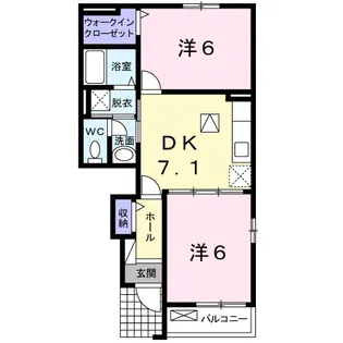 アート・ハウス 参番館【1階】の間取り