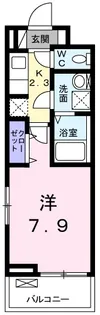 サラスバティII【2階】の間取り