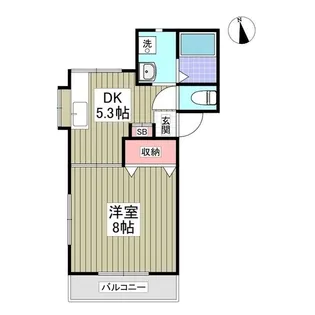 キセハイツ【2階】の間取り