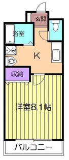 セレニール和合III【3階】の間取り