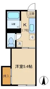 サンドミール【2階】の間取り