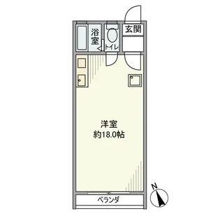 時崎ビル【4階】の間取り