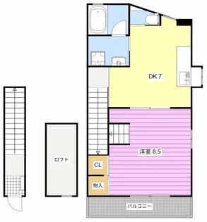 SPICE88【2階】の間取り